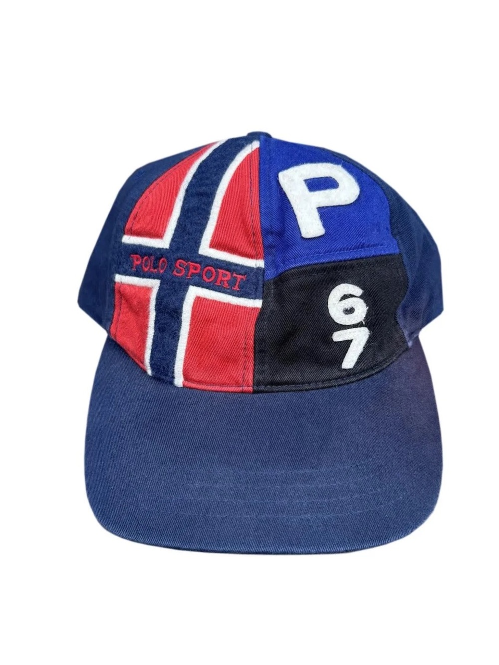 Vintage Polo Sport Ralph Lauren Badge Hat
